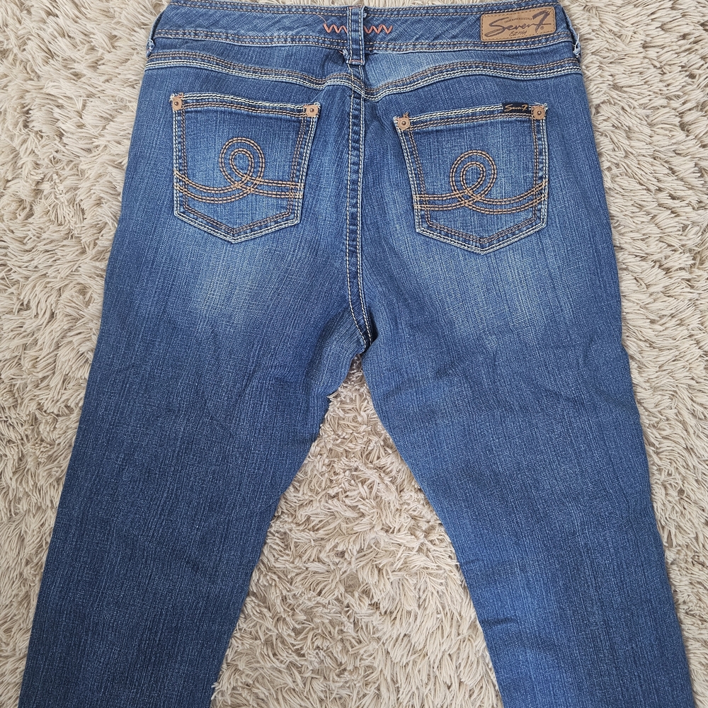 Seven7 Women's Blue Jeans, Size 18